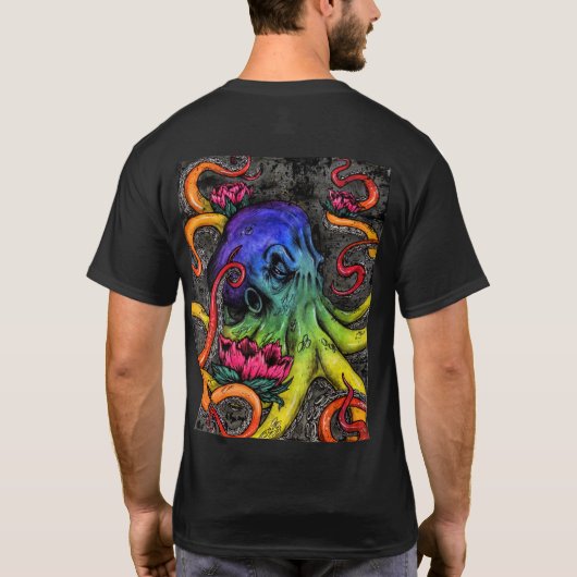 Octopus T-shirt (Achterkant)