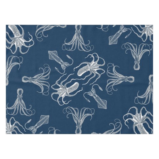 Octopus Tablecloth Tafelkleed (Voorkant (Horizontaal))