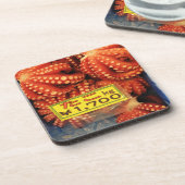 Octopus Tako たこ Tsukiji vismarkt, Tokio, Japan Drankjes Onderzetter (Linkerzijde)