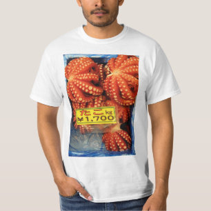 Octopus Tako た Tsukiji Fish Market, Tokyo, Japan T-shirt