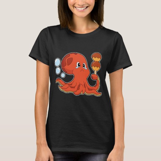 Octopus Takoyaki T-shirt (Voorkant)