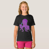 Octopus Tandenborstel T-shirt (Voorkant volledig)
