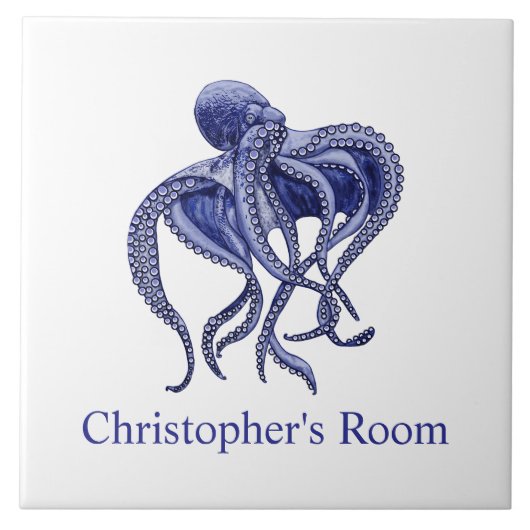 Octopus tegeltje (Voorkant)