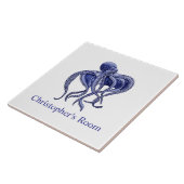 Octopus tegeltje (Zijkant)