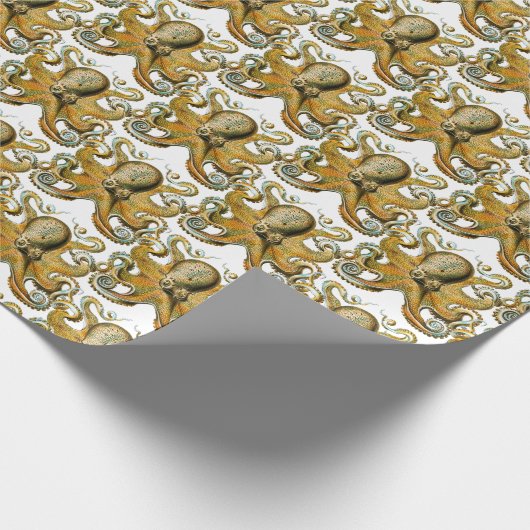 Octopus Tekening Tentakels Cadeaupapier (Hoek)