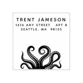 Octopus Tentacles Address   Rubberstempel (Afrduk)