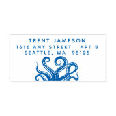 Octopus Tentacles Adres Zelfinktende Stempel (Design)