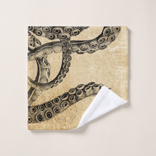  octopus Tentacles Bad Handdoek (Wasdoekje)
