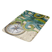 Octopus Tentacles compass Music Badmat (Gekanteld)