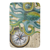 Octopus Tentacles compass Music Badmat (Voorkant Verticaal)