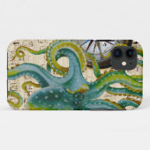 Octopus Tentacles compass Music Case-Mate iPhone Case (Achterkant (horizontaal))