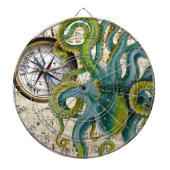 Octopus Tentacles compass Music Dartbord (Voorkant)
