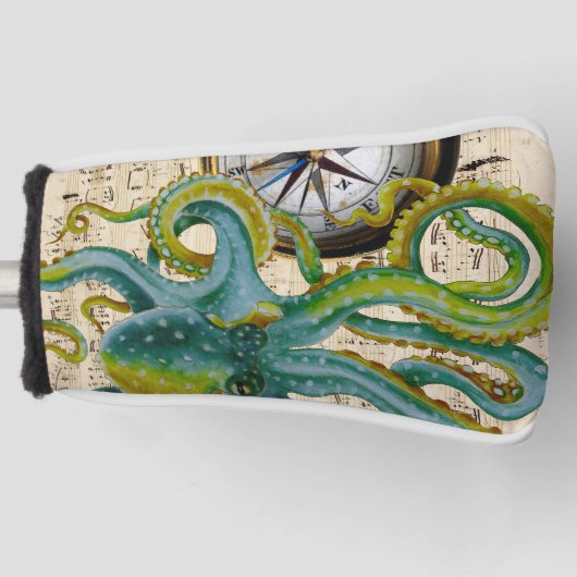 Octopus Tentacles compass Music Golfheadcover