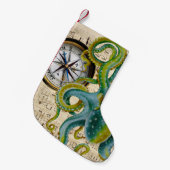 Octopus Tentacles compass Music Kleine Kerstsok (Voorkant (Hangend))