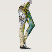 Octopus Tentacles compass Music Leggings (Rechts)