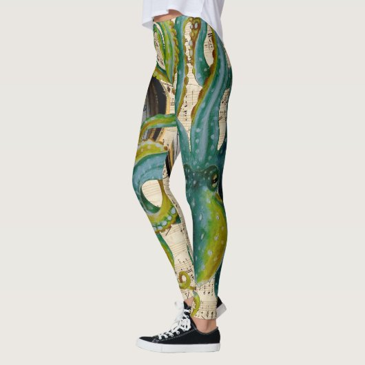 Octopus Tentacles compass Music Leggings (Links)