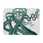 Octopus Tentacles Green en Blue Magneet (Horizontaal)