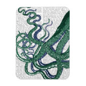 Octopus Tentacles Green en Blue Magneet (Verticaal)
