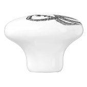 Octopus Tentacles | Kraken | Cthulhu kunst Keramische Knop (Zijkant)