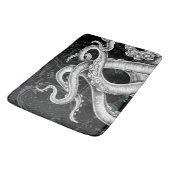 Octopus Tentacles Map Black Badmat (Gekanteld)