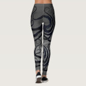 Octopus Tentacles op grijs - Leggings (Achterkant)