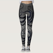 Octopus Tentacles op grijs - Leggings
