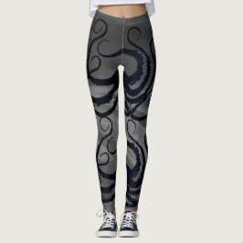 Octopus Tentacles op grijs - Leggings