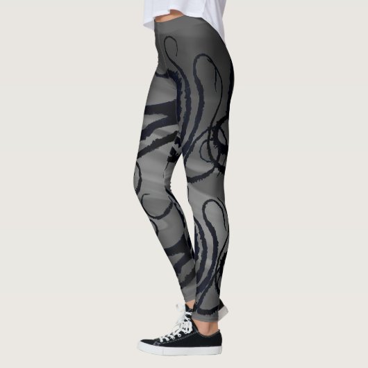 Octopus Tentacles op grijs - Leggings (Links)