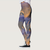 Octopus Tentacles, oranje tint, Leggings (Links)