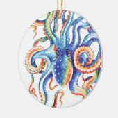 Octopus Tentacles Waterverf Colorful Art Keramisch Ornament (Links)