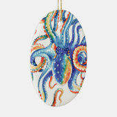 Octopus Tentacles Waterverf Colorful Art Keramisch Ornament (Rechts)