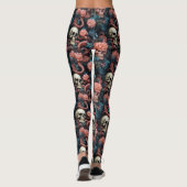 Octopus tentakels en schedels Alternative Gothic Leggings (Achterkant)