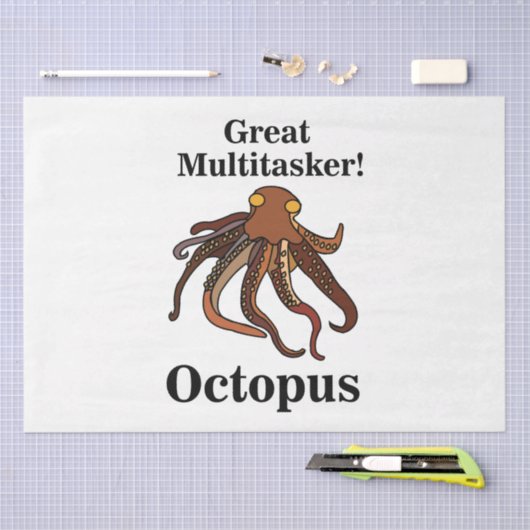Octopus tentakels multitasker grappige verjaardag tissuepapier (Craft)