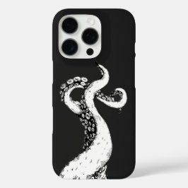 octopus tentakels op zwarte iPhone hoes