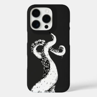 octopus tentakels op zwarte iPhone hoes