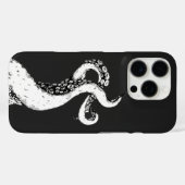 octopus tentakels op zwarte iPhone hoes (Achterkant (horizontaal))
