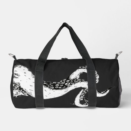 octopus tentakels op zwarte plunjezak (Voorkant)