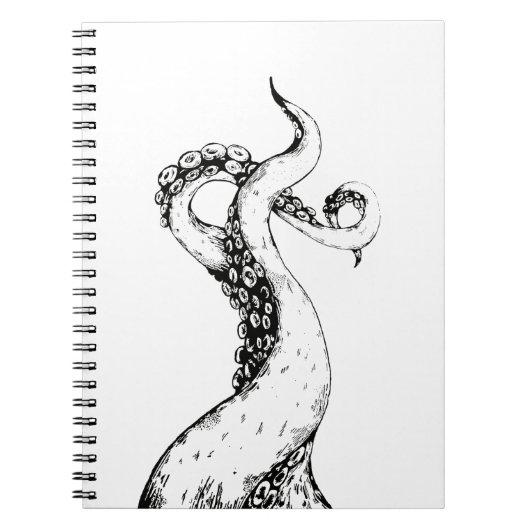 octopus tentakels spiraalgebonden notitieboek (Voorkant)