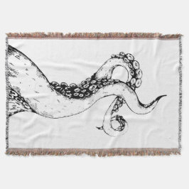 octopus tentakels werp deken
