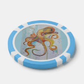 OCTOPUS THEMA POKER CHIPS FINE ART VAN JP DENYER (Enkel)