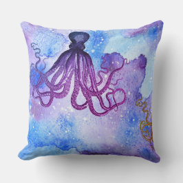Octopus Throw Cushion - Leven onder het Zee Kussen