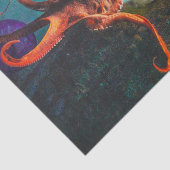 Octopus Tissuepapier (Detail)