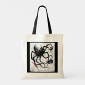 Octopus Tote Bag - Natural (Achterkant)