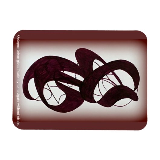 Octopus Totem Magnet Magneet (Horizontaal)