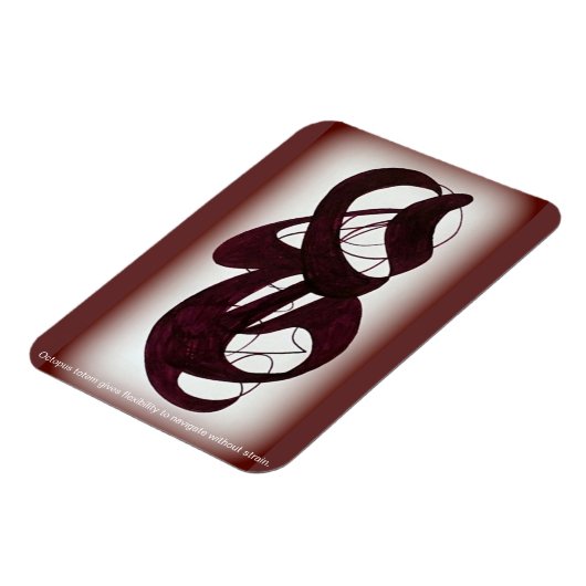 Octopus Totem Magnet Magneet (Linkerzijde)