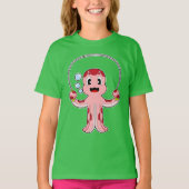 Octopus Touw Skipping Springtouw T-shirt (Voorkant)