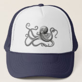 Octopus Trucker Hat Pet (Voorkant)