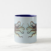  octopus tweekleurige koffiemok (Center)