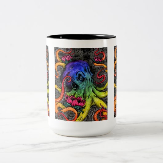 Octopus Tweekleurige Koffiemok (Center)