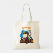 octopus uit Florida Tote Bag (Achterkant)